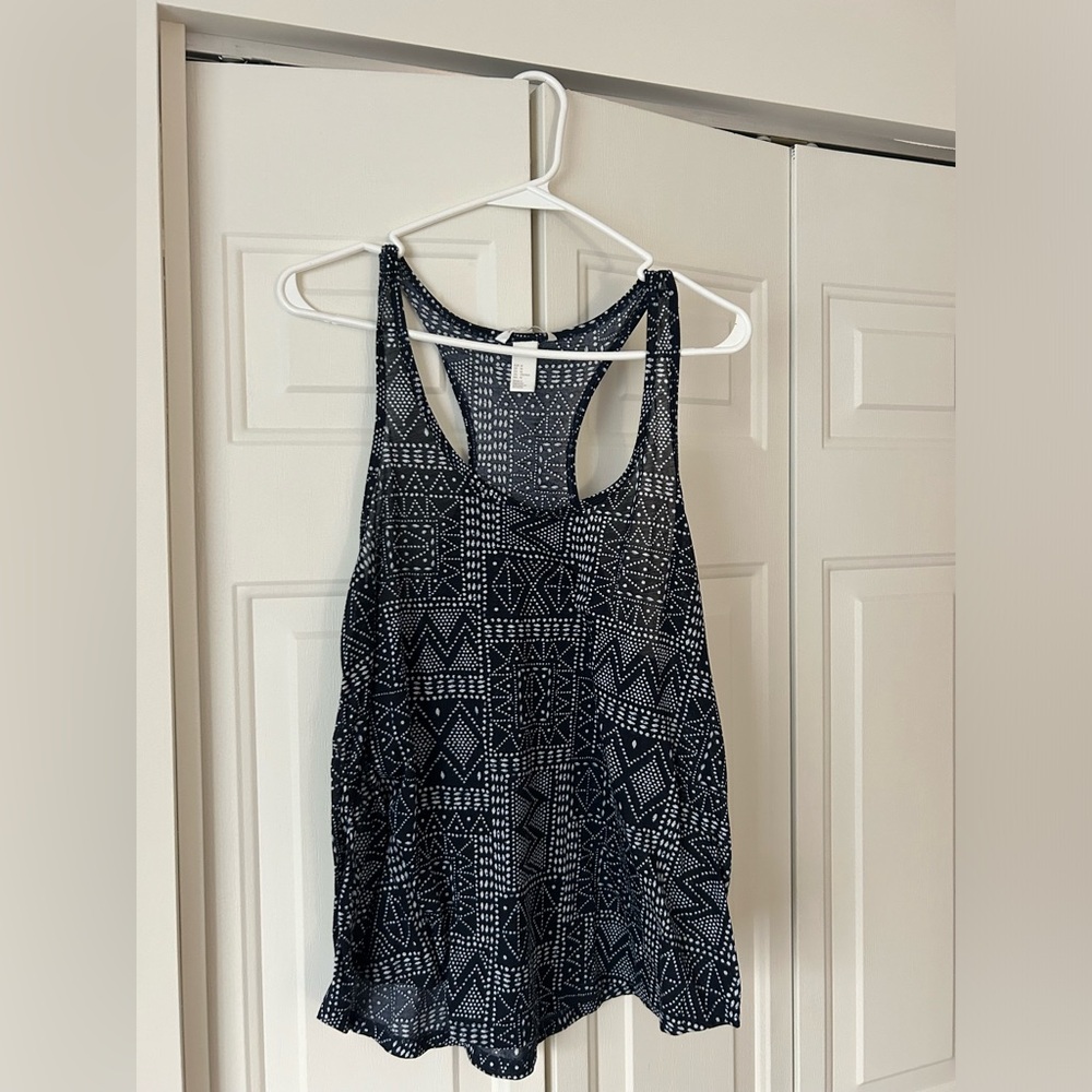 H&M dark blue tank top